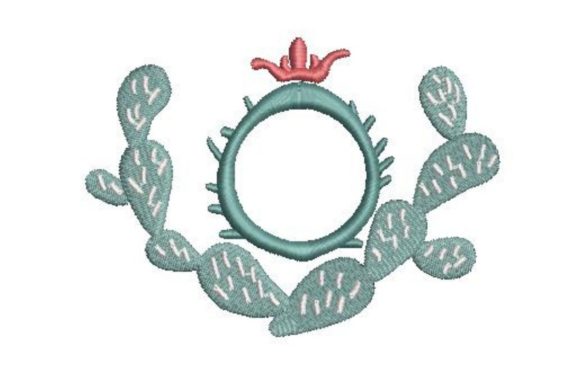 Cactus Monogram Frame: A Charming Seasonal Embellishment