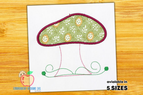 Charming Mushroom Embroidery for Personalized Gifts