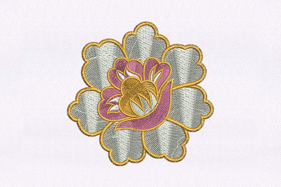Exquisitely Flower Design: A Charming Embroidery Choice