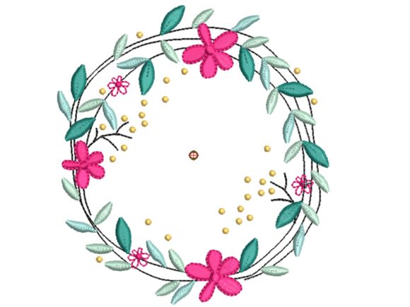 Flower Circle: A Perfect Spring Embroidery Design