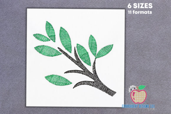 Fresh Green Leaves on Branch: A Designer's Review