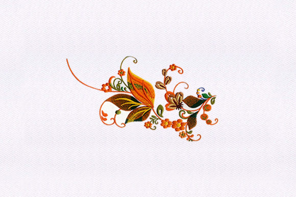 Leaves Vines: A Versatile Embroidery Design