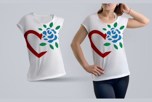 Roze Leaf Heart: A Touch of Elegance for Your Projects