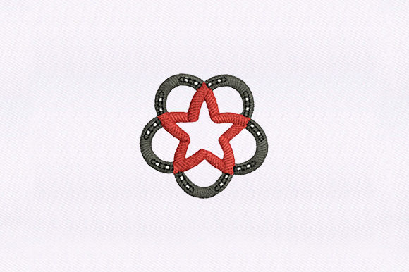 Star Flower Cap Design: A Premium Sweatshirt Embellishment